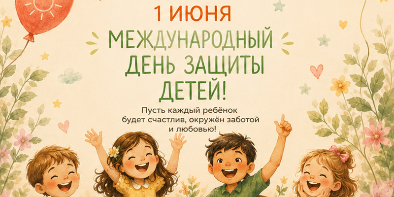 С Днем защиты детей!